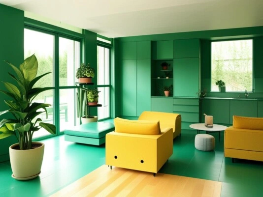 architecture Example green apartment 